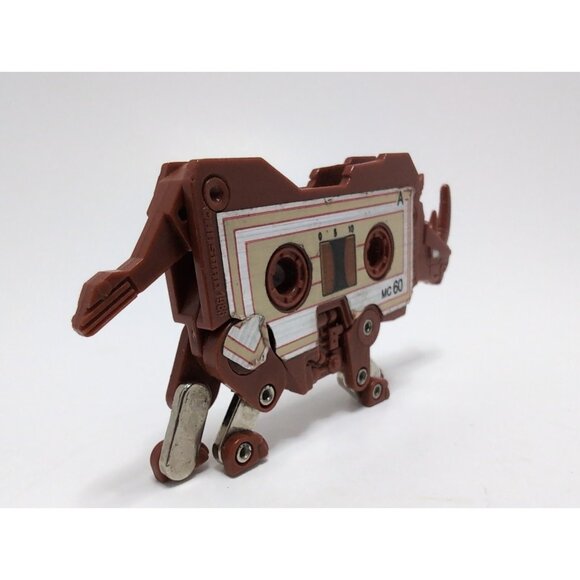Transformers G1 Cassette Ramhorn w/ Tech Spec Vintage Hasbro 1986 Incomplete - Picture 7 of 11